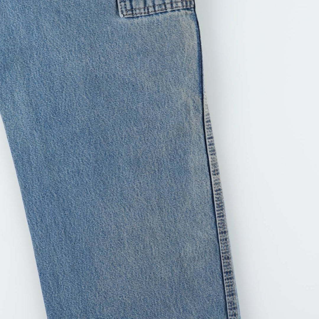 Dickies denim painter pants for men, equivalent to W33 unclear blue type Vintage Second Hand