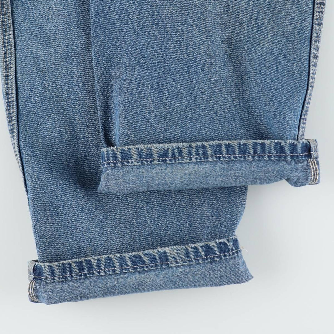 Dickies denim painter pants for men, equivalent to W33 unclear blue type Vintage Second Hand