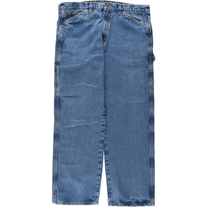 Round House denim painter pants, made in the USA, men's size W37 (approx.). cotton blue type Vintage Second Hand
