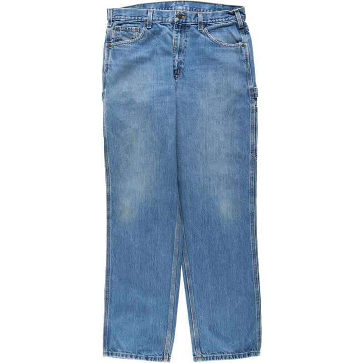 Carhartt Relaxed Fit Denim Painter Pants, Men's Size 36 cotton blue type Vintage Second Hand