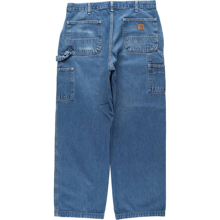 Carhartt Dungaree Fit Denim Painter Pants, Men's, W35 equivalent cotton blue type Vintage Second Hand