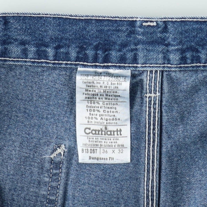 Carhartt Dungaree Fit Denim Painter Pants, Men's, W35 equivalent cotton blue type Vintage Second Hand