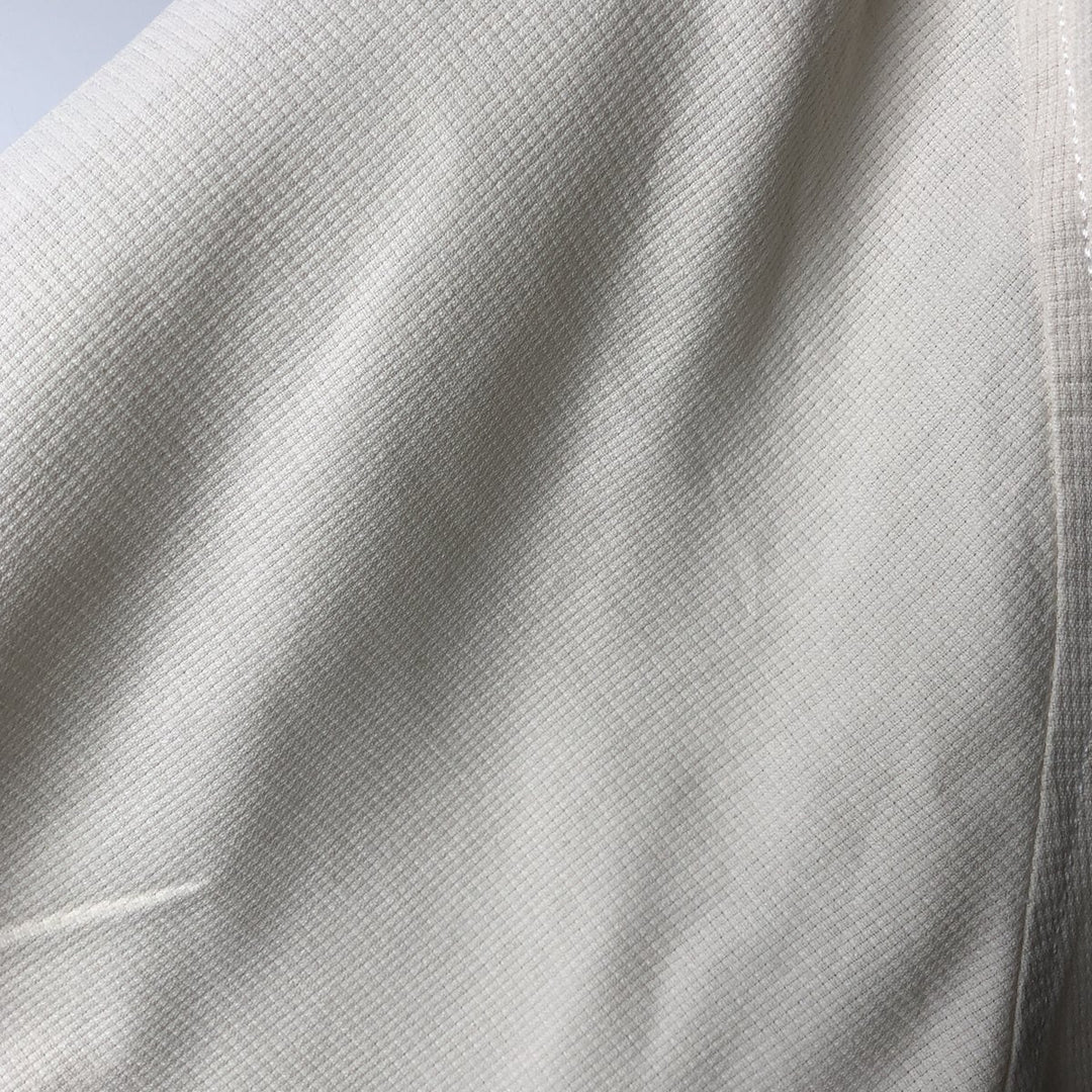 Tommy Bahama short sleeve open collar silk shirt, box shirt, men's size L silk ivory Vintage Second Hand