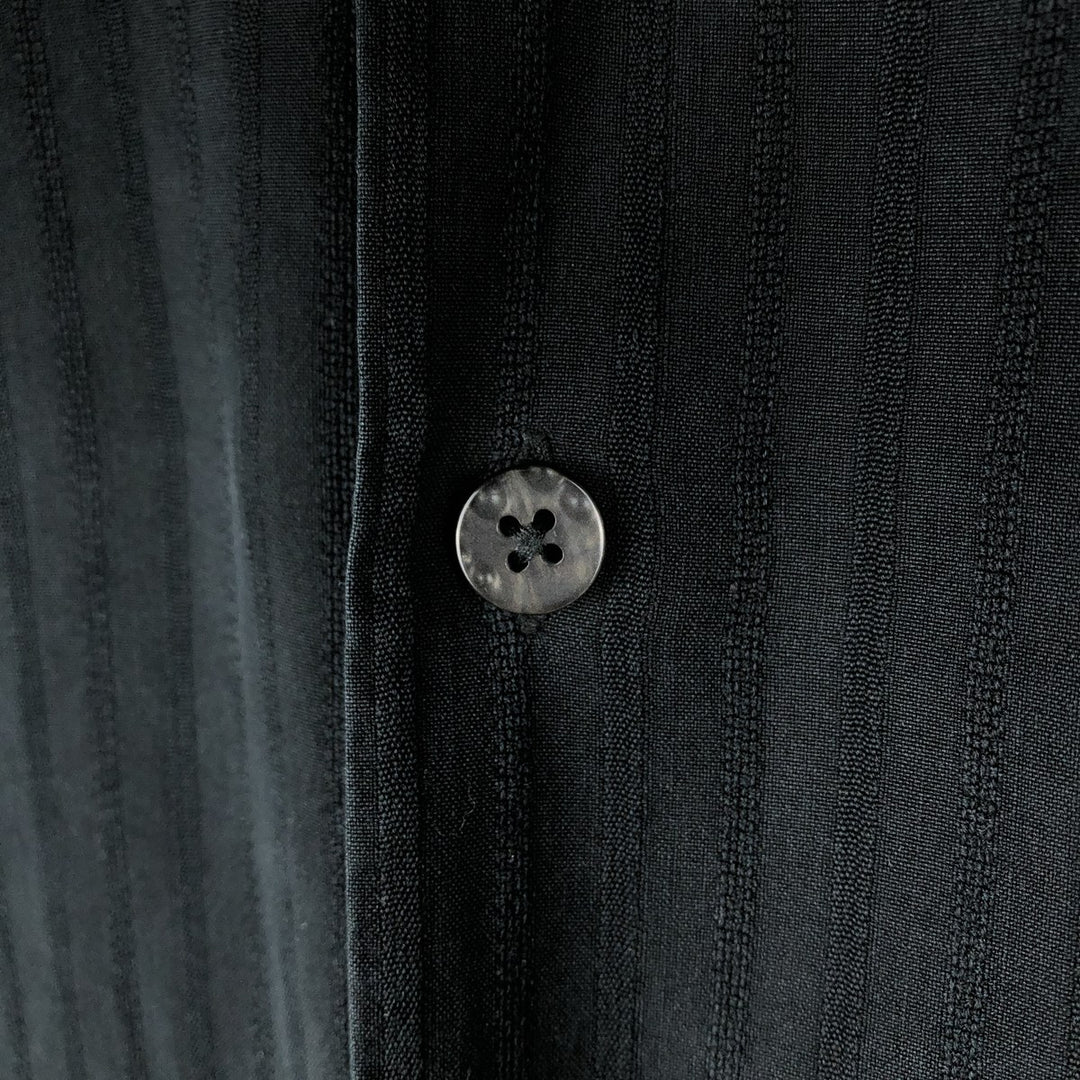 CROFT AND BARROW Short-Sleeve Box Shirt, Men's XXL (approx.) unclear black type Vintage Second Hand