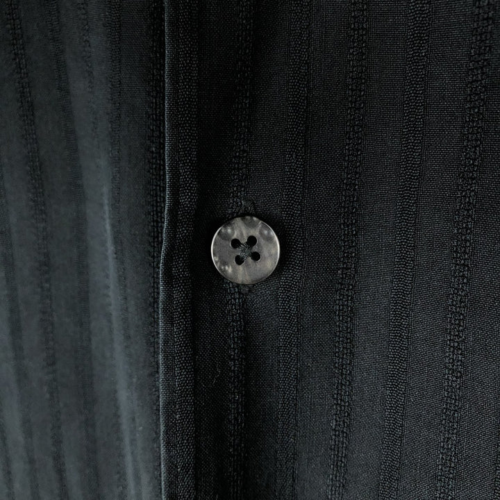 CROFT AND BARROW Short-Sleeve Box Shirt, Men's XXL (approx.) unclear black type Vintage Second Hand
