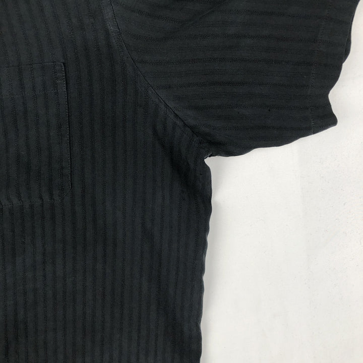 CROFT AND BARROW Short-Sleeve Box Shirt, Men's XXL (approx.) unclear black type Vintage Second Hand