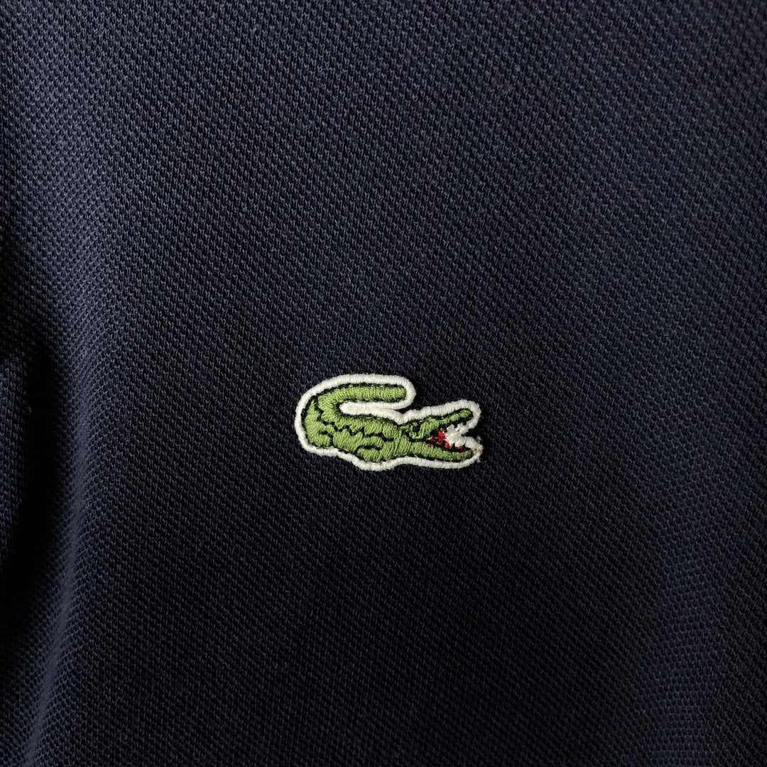 Lacoste LACOSTE short sleeve polo shirt size 3, men's size S unclear navy blue type Vintage Second Hand