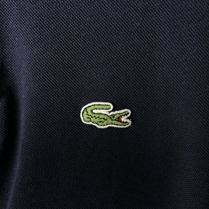 Lacoste LACOSTE short sleeve polo shirt size 3, men's size S unclear navy blue type Vintage Second Hand