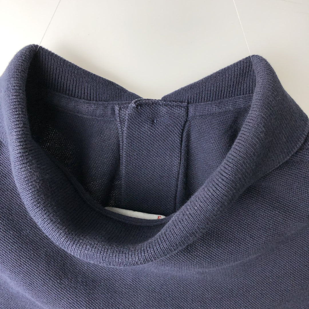 Lacoste LACOSTE short sleeve polo shirt size 3, men's size S unclear navy blue type Vintage Second Hand