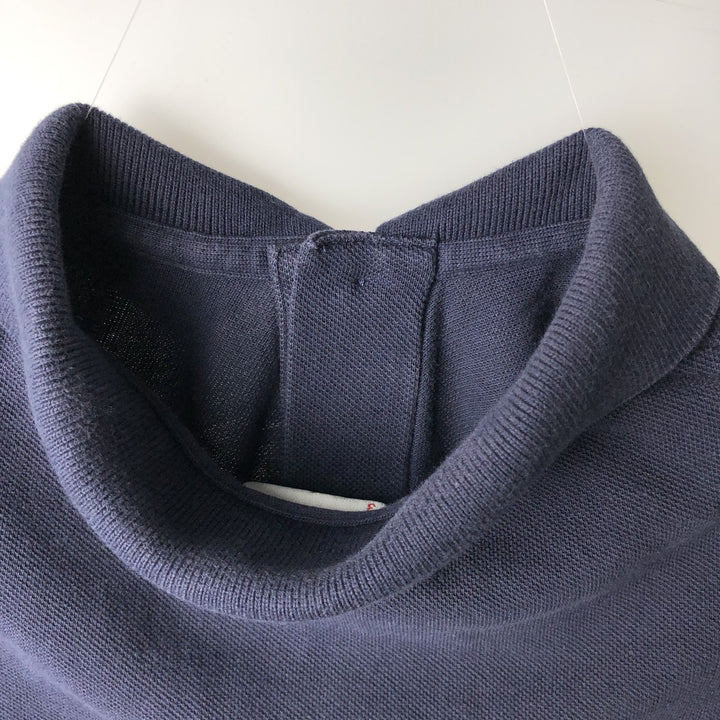Lacoste LACOSTE short sleeve polo shirt size 3, men's size S unclear navy blue type Vintage Second Hand