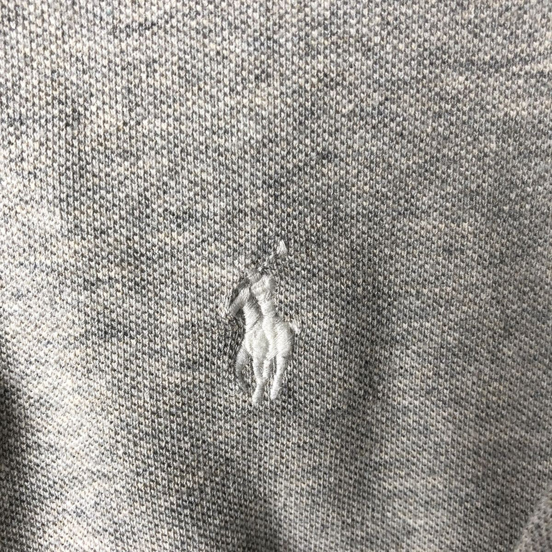 Ralph Lauren THE SKINNY POLO Short-Sleeve Polo Shirt, Women's Size S (approx.) cotton gray type Vintage Second Hand
