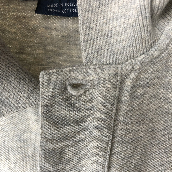 Ralph Lauren THE SKINNY POLO Short-Sleeve Polo Shirt, Women's Size S (approx.) cotton gray type Vintage Second Hand