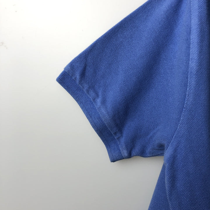 Ralph Lauren POLO by Ralph Lauren Short-Sleeve Polo Shirt, Women's Size S (approx.) cotton blue type Vintage Second Hand