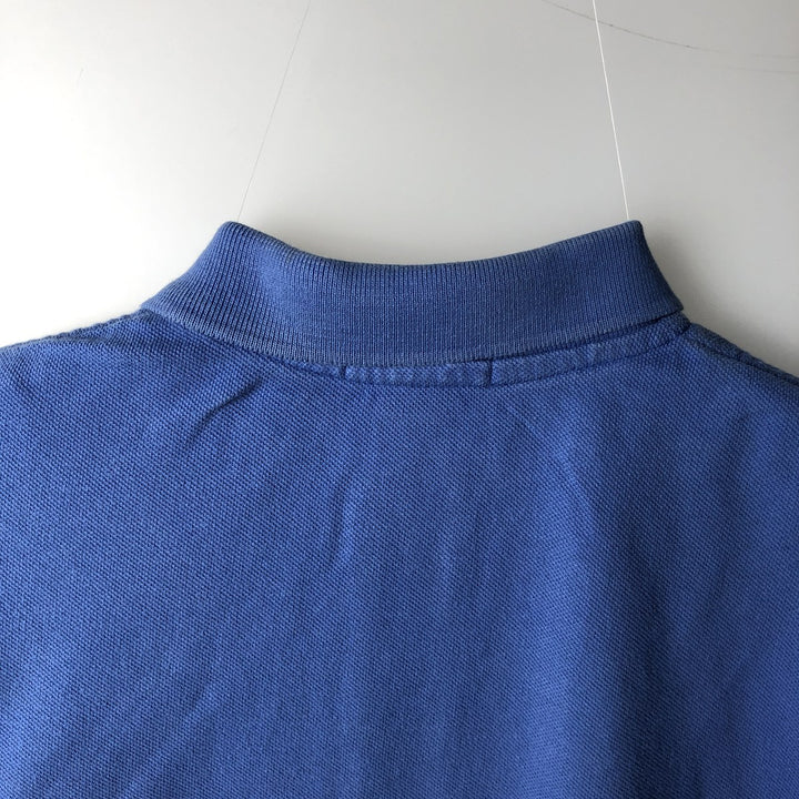 Ralph Lauren POLO by Ralph Lauren Short-Sleeve Polo Shirt, Women's Size S (approx.) cotton blue type Vintage Second Hand