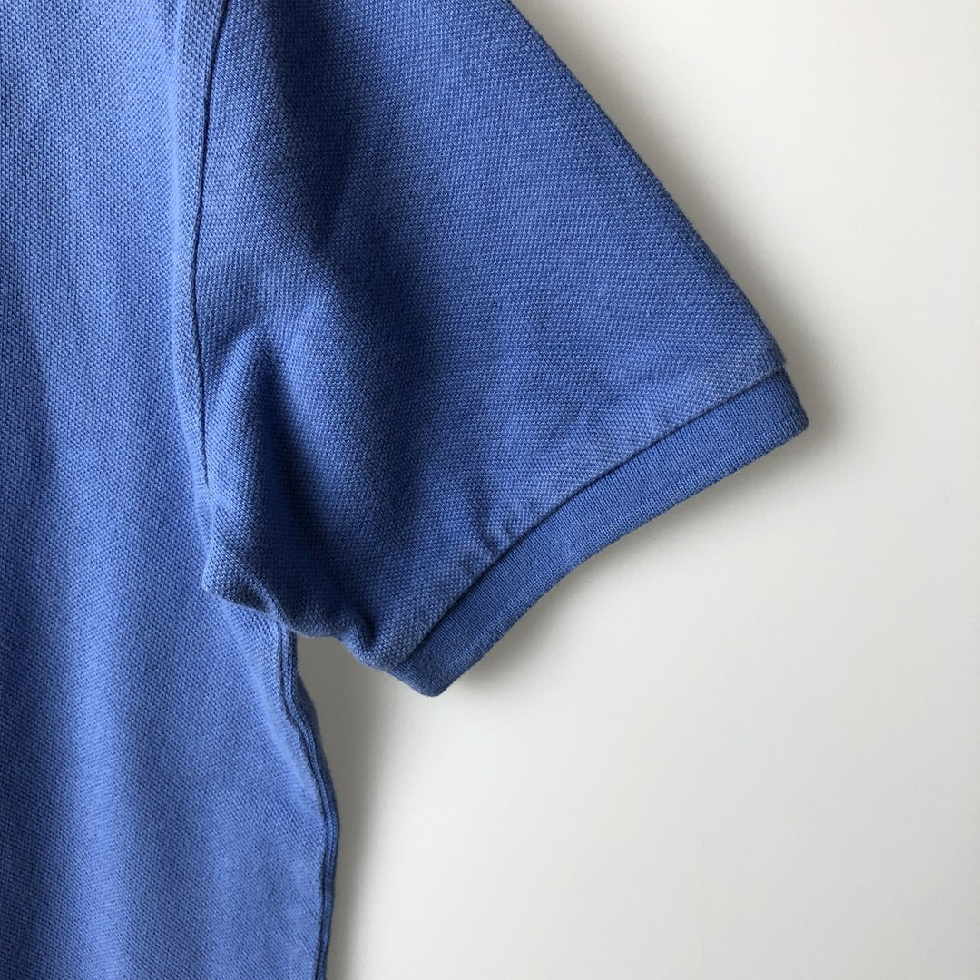 Ralph Lauren POLO by Ralph Lauren Short-Sleeve Polo Shirt, Women's Size S (approx.) cotton blue type Vintage Second Hand