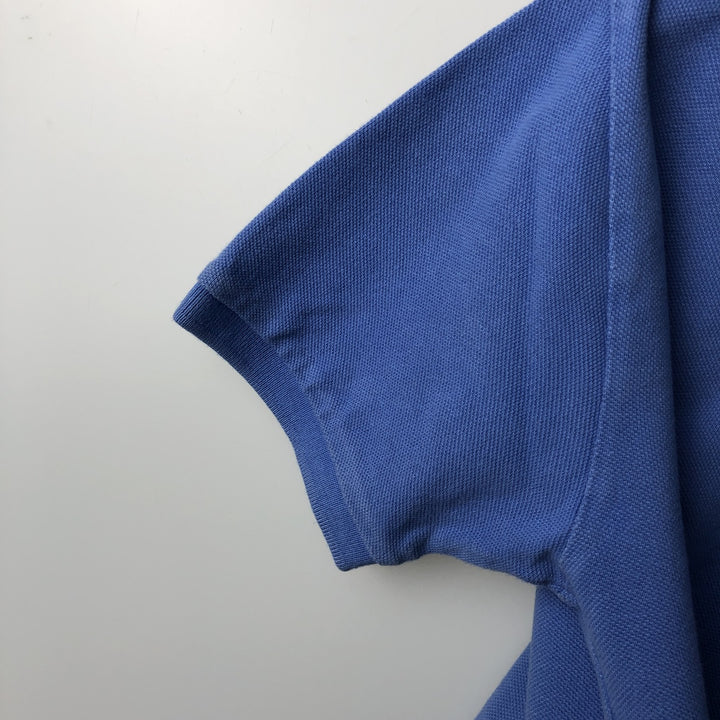 Ralph Lauren POLO by Ralph Lauren Short-Sleeve Polo Shirt, Women's Size S (approx.) cotton blue type Vintage Second Hand