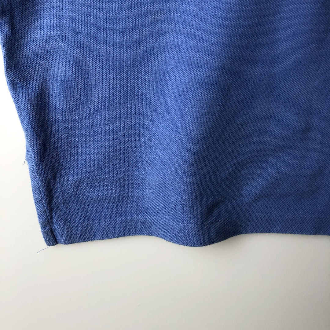 Ralph Lauren POLO by Ralph Lauren Short-Sleeve Polo Shirt, Women's Size S (approx.) cotton blue type Vintage Second Hand