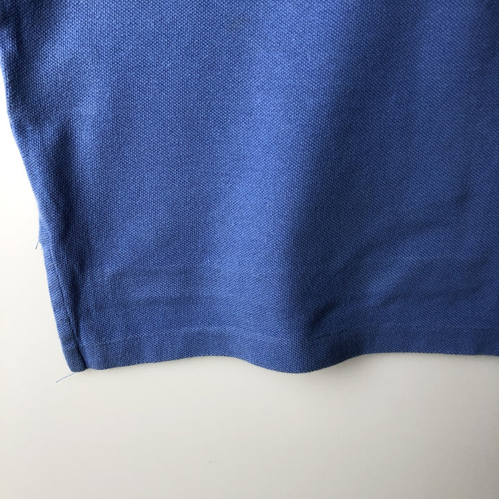 Ralph Lauren POLO by Ralph Lauren Short-Sleeve Polo Shirt, Women's Size S (approx.) cotton blue type Vintage Second Hand