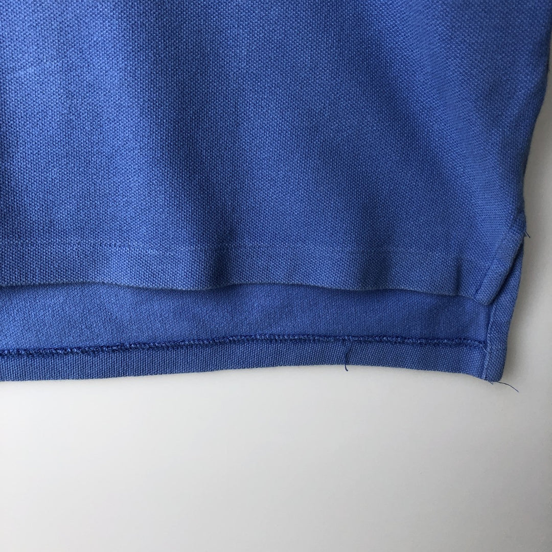 Ralph Lauren POLO by Ralph Lauren Short-Sleeve Polo Shirt, Women's Size S (approx.) cotton blue type Vintage Second Hand