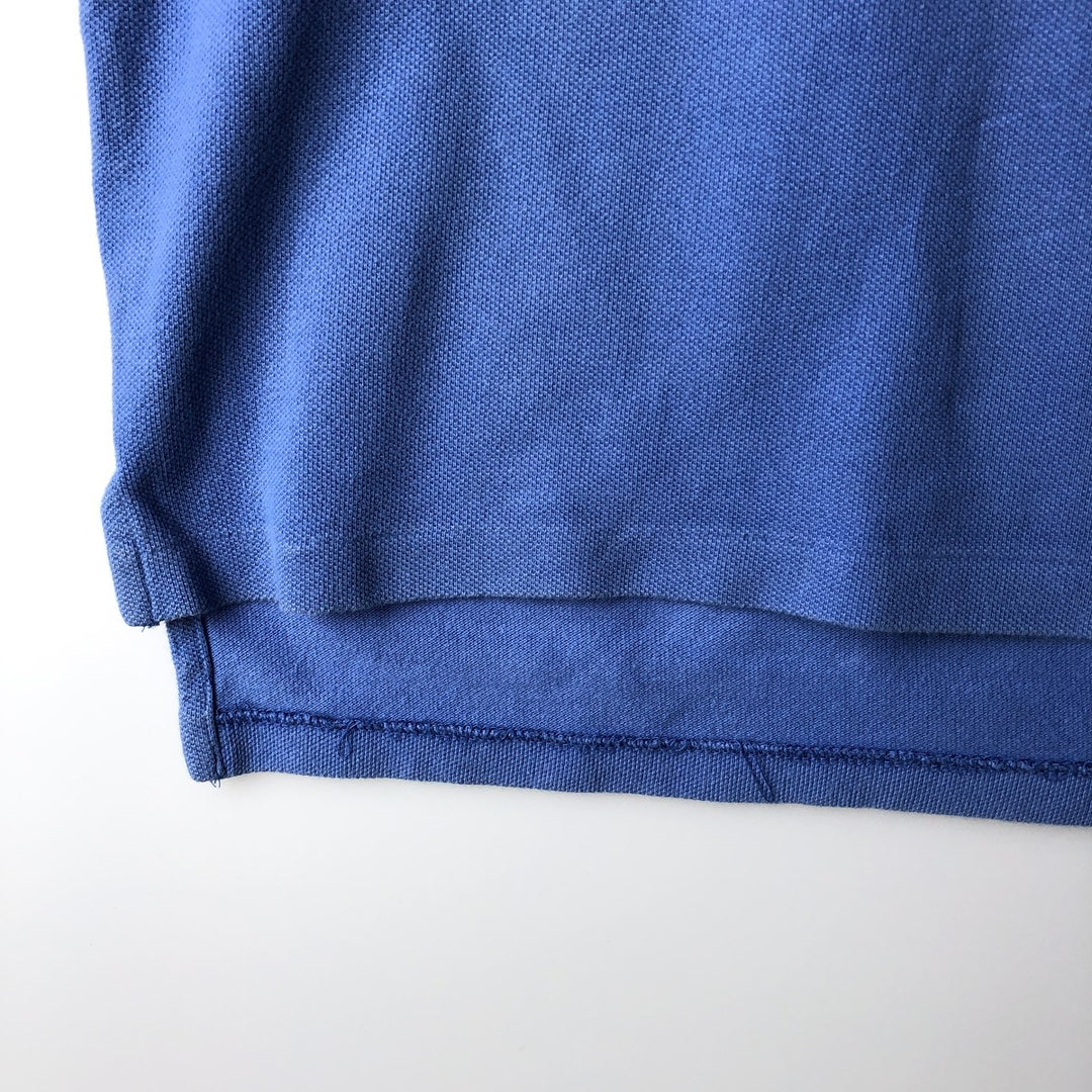 Ralph Lauren POLO by Ralph Lauren Short-Sleeve Polo Shirt, Women's Size S (approx.) cotton blue type Vintage Second Hand