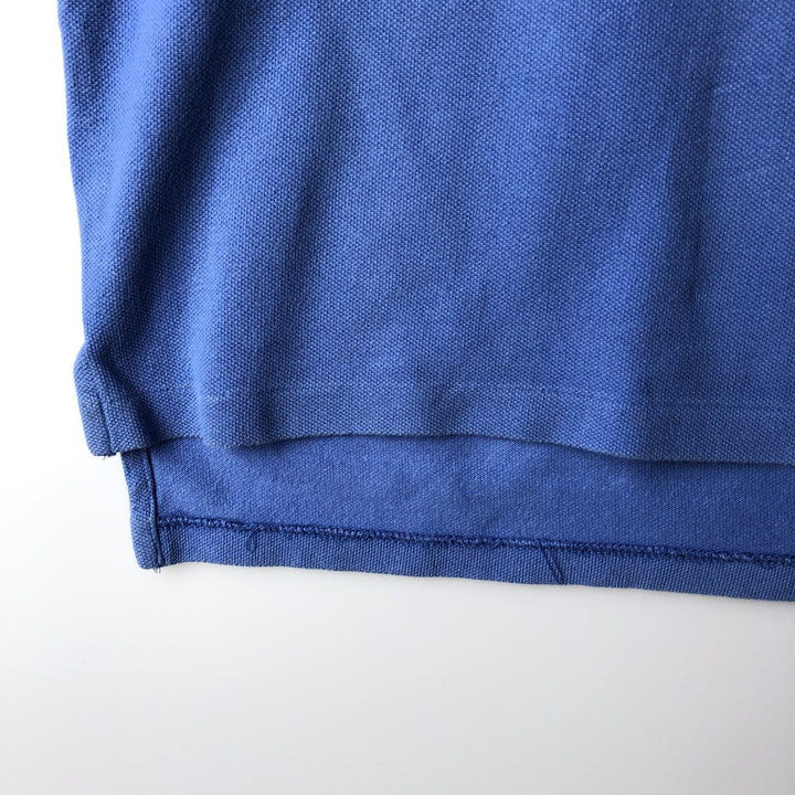 Ralph Lauren POLO by Ralph Lauren Short-Sleeve Polo Shirt, Women's Size S (approx.) cotton blue type Vintage Second Hand