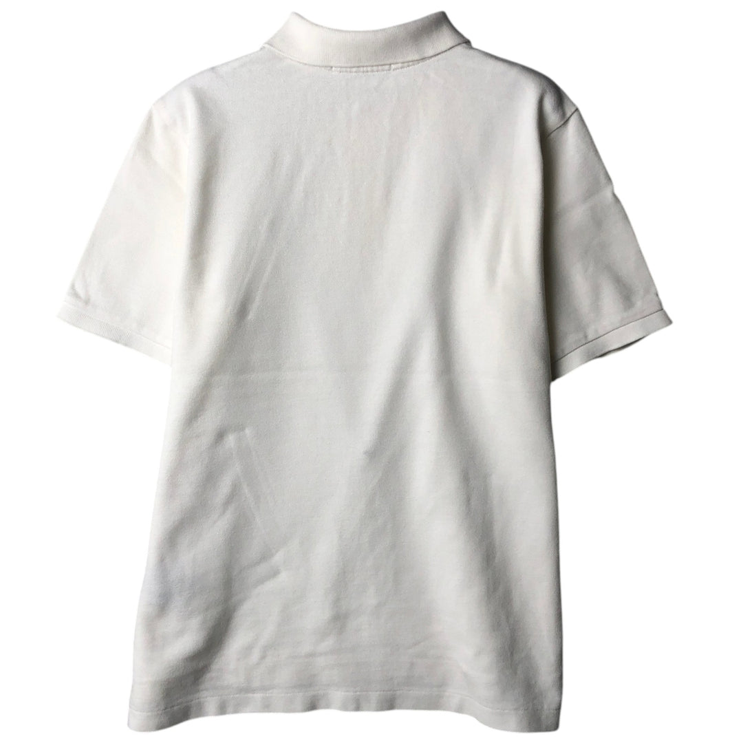 Ralph Lauren POLO by Ralph Lauren short sleeve polo shirt, women's size M cotton white type Vintage Second Hand