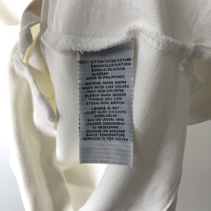 Ralph Lauren POLO by Ralph Lauren short sleeve polo shirt, women's size M cotton white type Vintage Second Hand