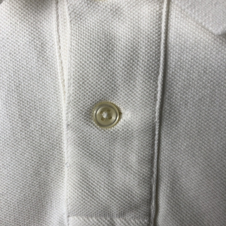 Ralph Lauren POLO by Ralph Lauren short sleeve polo shirt, women's size M cotton white type Vintage Second Hand