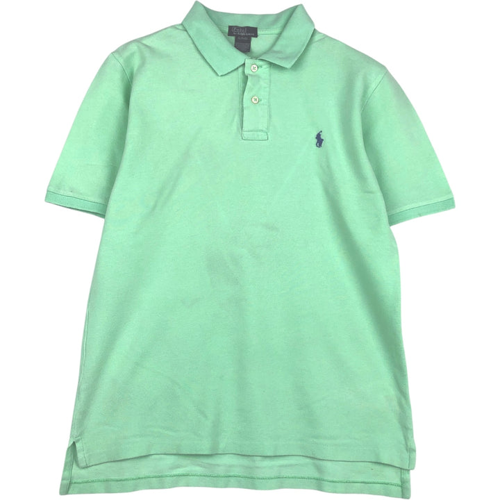 Ralph Lauren POLO by Ralph Lauren short sleeve polo shirt, women's size XL cotton Emerald green Vintage Second Hand
