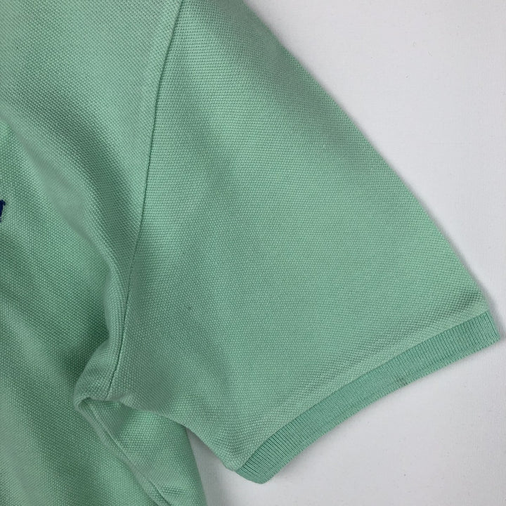 Ralph Lauren POLO by Ralph Lauren short sleeve polo shirt, women's size XL cotton Emerald green Vintage Second Hand