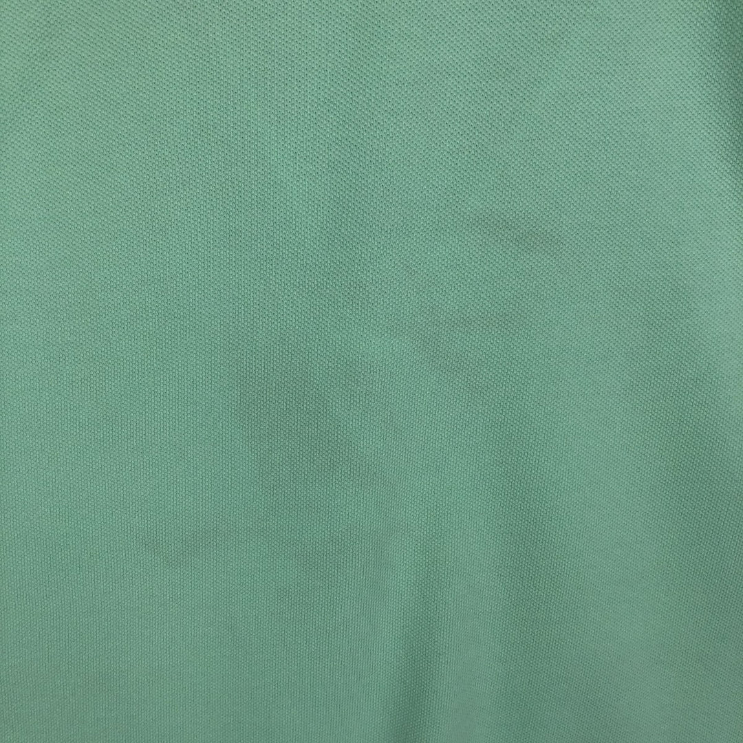 Ralph Lauren POLO by Ralph Lauren short sleeve polo shirt, women's size XL cotton Emerald green Vintage Second Hand