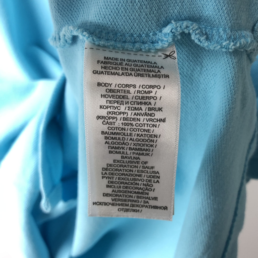 Ralph Lauren POLO RALPH LAUREN CLASSIC FIT short sleeve polo shirt for women, size M cotton Blue type light blue Vintage Second Hand