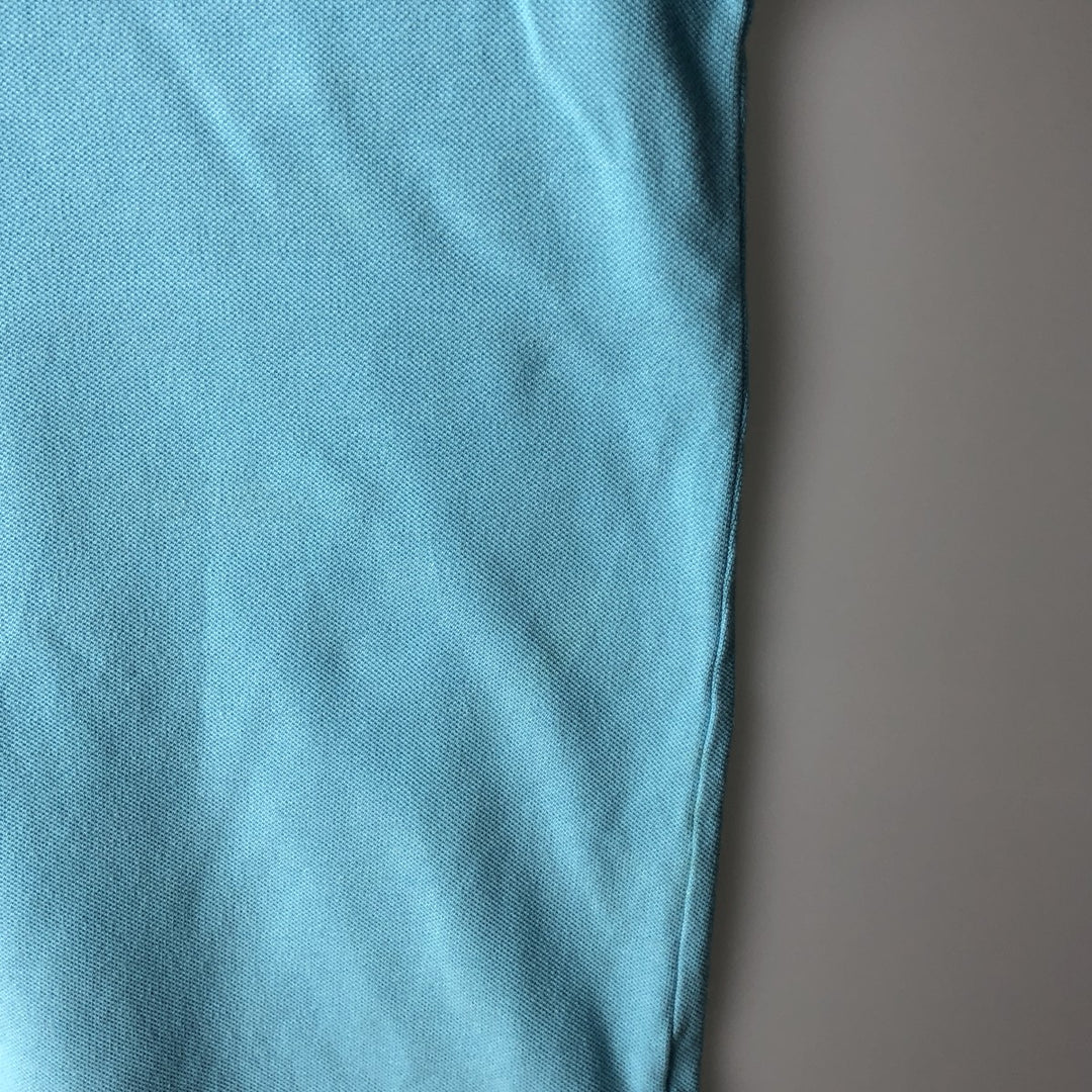 Ralph Lauren POLO RALPH LAUREN CLASSIC FIT short sleeve polo shirt for women, size M cotton Blue type light blue Vintage Second Hand