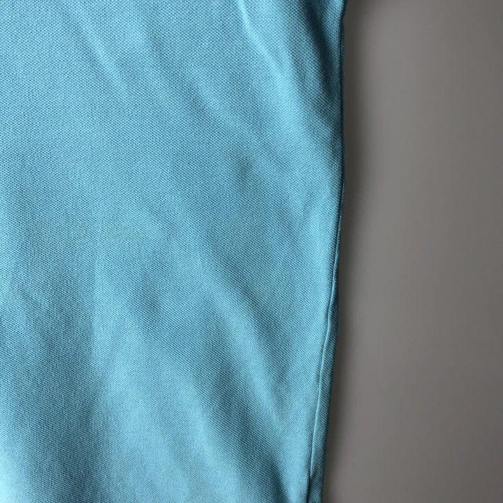 Ralph Lauren POLO RALPH LAUREN CLASSIC FIT short sleeve polo shirt for women, size M cotton Blue type light blue Vintage Second Hand