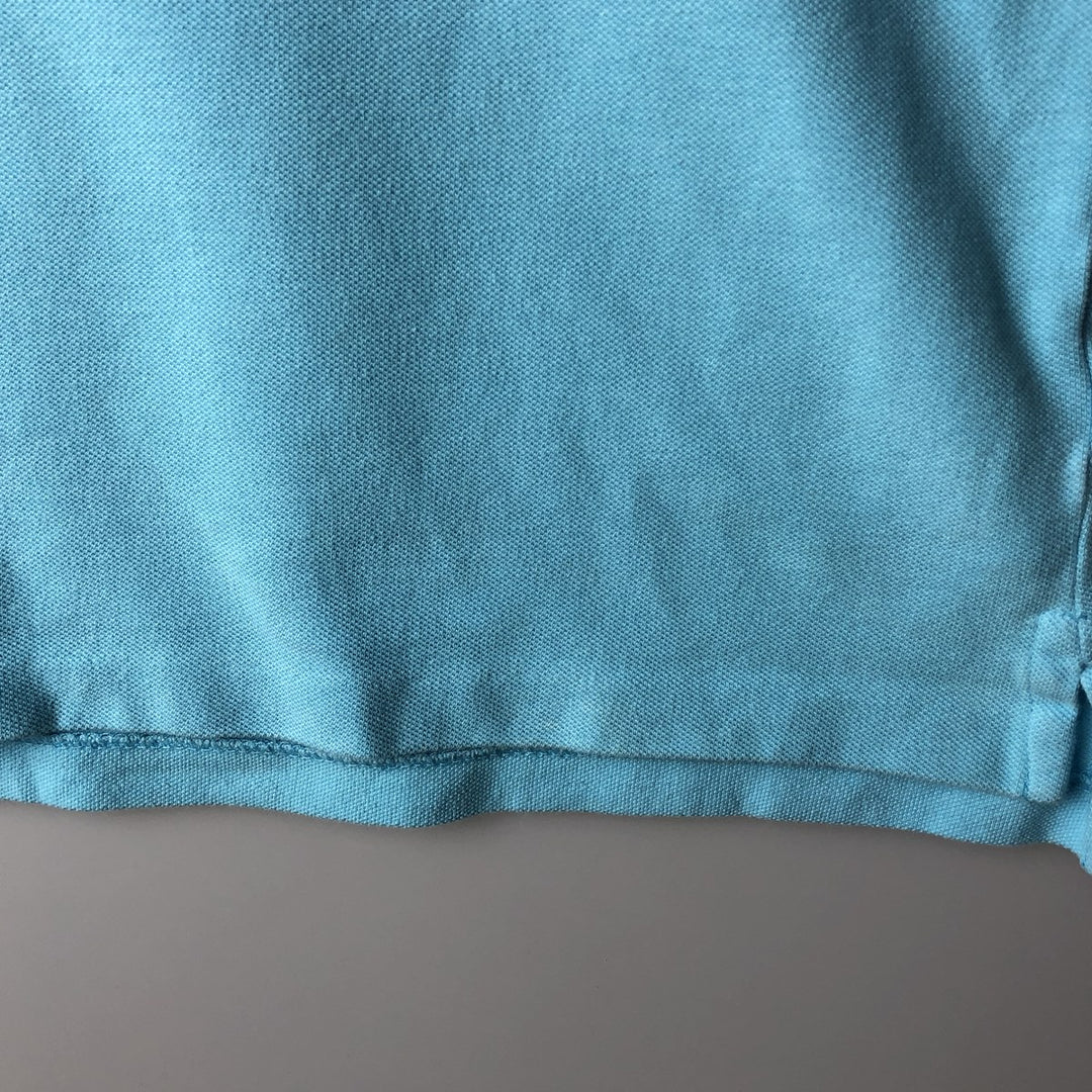 Ralph Lauren POLO RALPH LAUREN CLASSIC FIT short sleeve polo shirt for women, size M cotton Blue type light blue Vintage Second Hand
