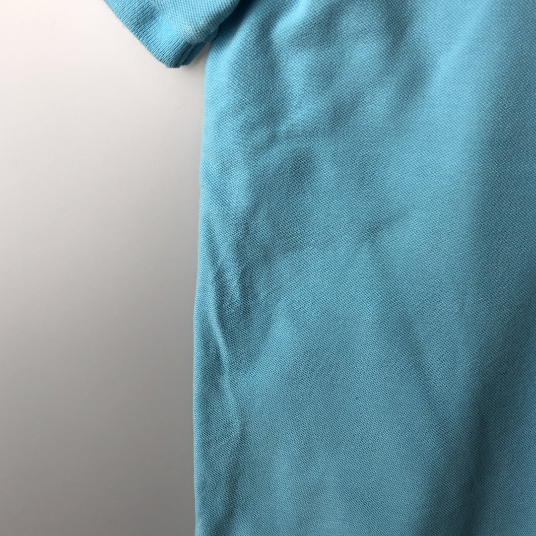 Ralph Lauren POLO RALPH LAUREN CLASSIC FIT short sleeve polo shirt for women, size M cotton Blue type light blue Vintage Second Hand