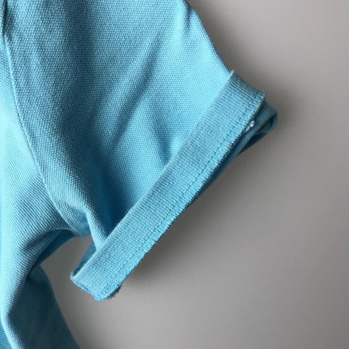 Ralph Lauren POLO RALPH LAUREN CLASSIC FIT short sleeve polo shirt for women, size M cotton Blue type light blue Vintage Second Hand