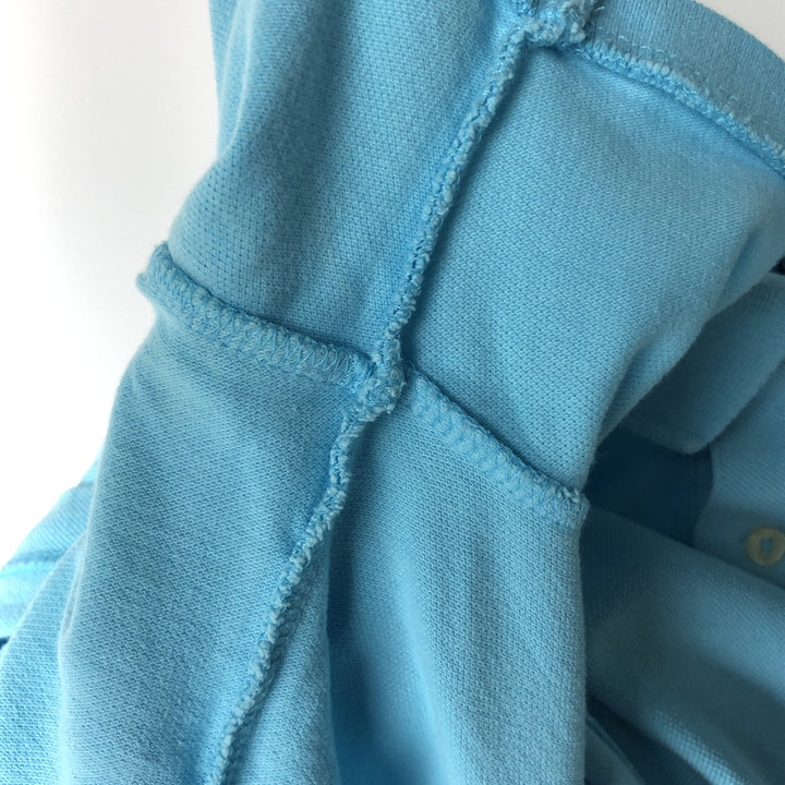 Ralph Lauren POLO RALPH LAUREN CLASSIC FIT short sleeve polo shirt for women, size M cotton Blue type light blue Vintage Second Hand