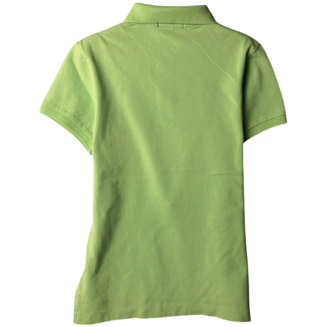 Ralph Lauren THE SKINNY POLO Short-Sleeve Polo Shirt, Women's Size L (approx.) cotton green type yellow green Vintage Second Hand