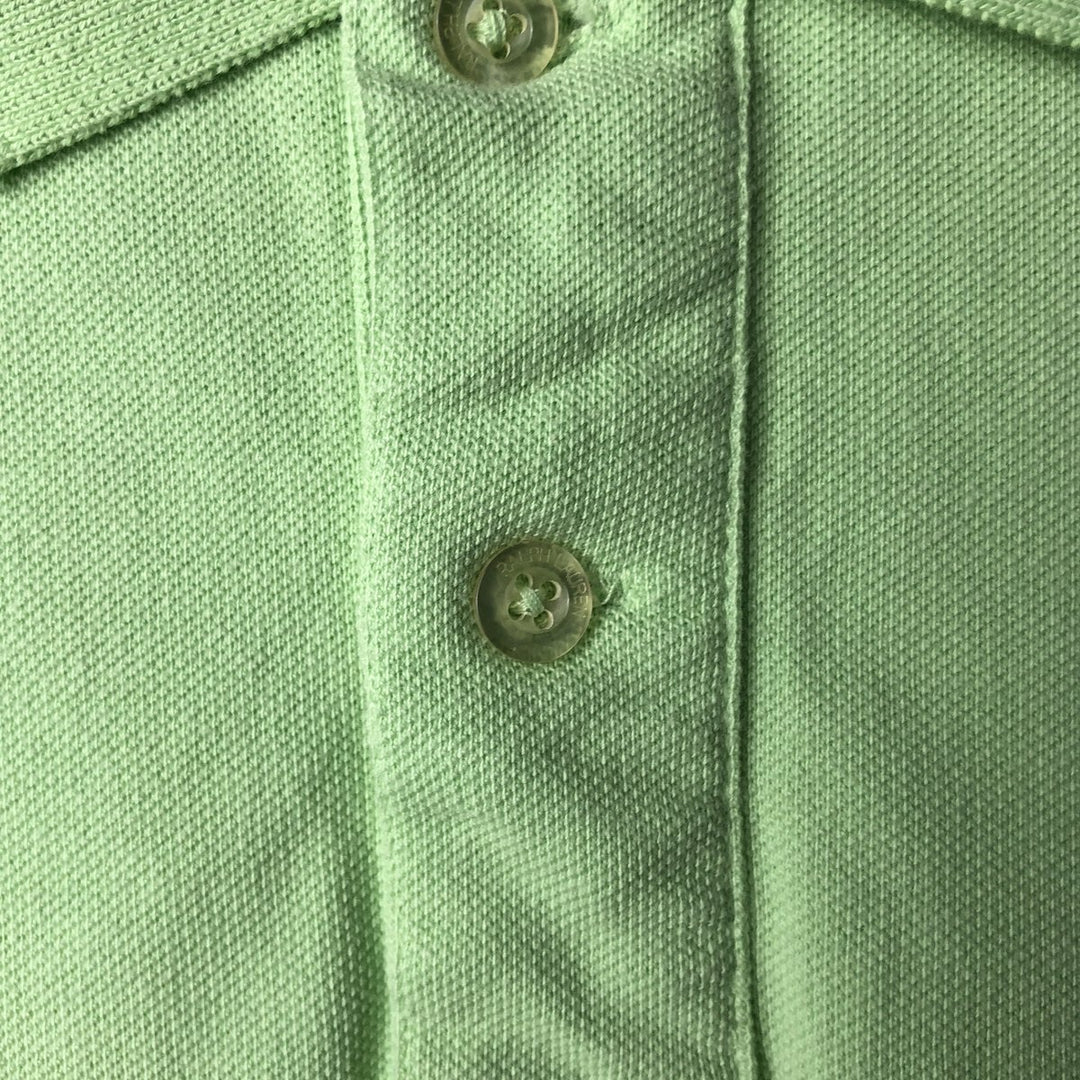 Ralph Lauren THE SKINNY POLO Short-Sleeve Polo Shirt, Women's Size L (approx.) cotton green type yellow green Vintage Second Hand