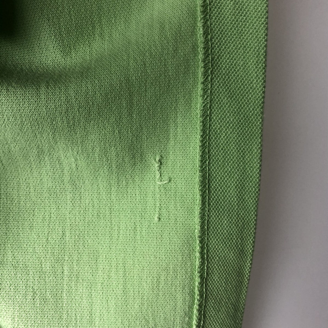 Ralph Lauren THE SKINNY POLO Short-Sleeve Polo Shirt, Women's Size L (approx.) cotton green type yellow green Vintage Second Hand