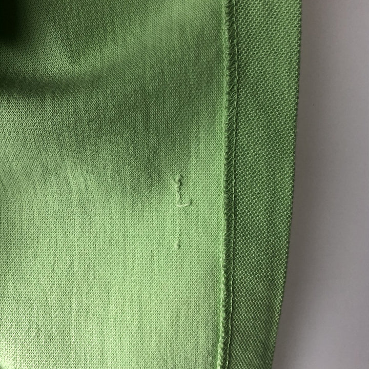 Ralph Lauren THE SKINNY POLO Short-Sleeve Polo Shirt, Women's Size L (approx.) cotton green type yellow green Vintage Second Hand