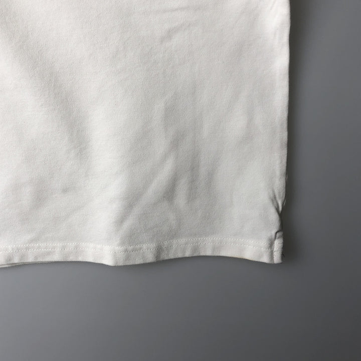 Burberry's BRIT Short-Sleeve Polo Shirt, Made in England, Women's Size M (approx.) cotton white type Vintage Second Hand