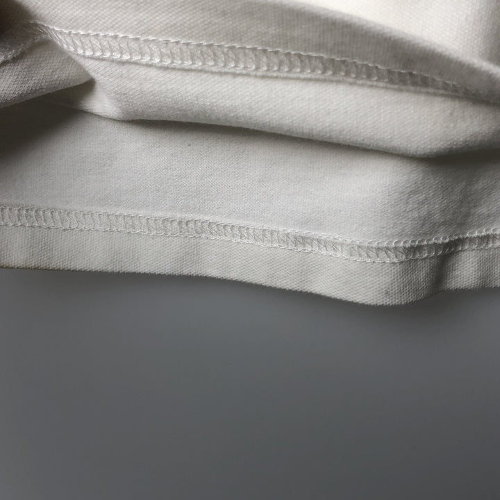 Burberry's BRIT Short-Sleeve Polo Shirt, Made in England, Women's Size M (approx.) cotton white type Vintage Second Hand