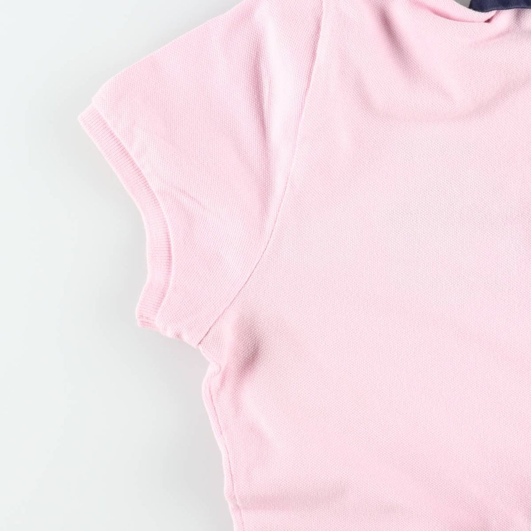 Ralph Lauren THE SKINNY POLO Double Pony Short-Sleeve Polo Shirt, Women's Size S (approx.) unclear pink type Vintage Second Hand