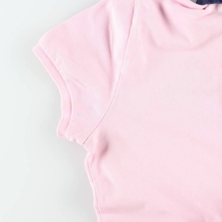 Ralph Lauren THE SKINNY POLO Double Pony Short-Sleeve Polo Shirt, Women's Size S (approx.) unclear pink type Vintage Second Hand