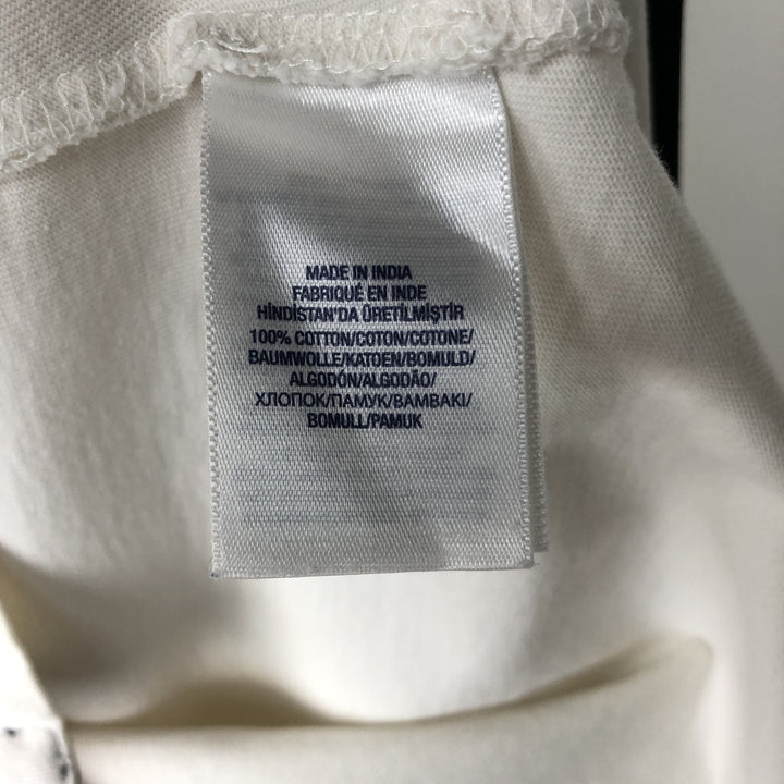 Ralph Lauren POLO RALPH LAUREN Big Pony Long-Sleeve Rugby Shirt, Women's Size M (approx.) cotton white type Vintage Second Hand