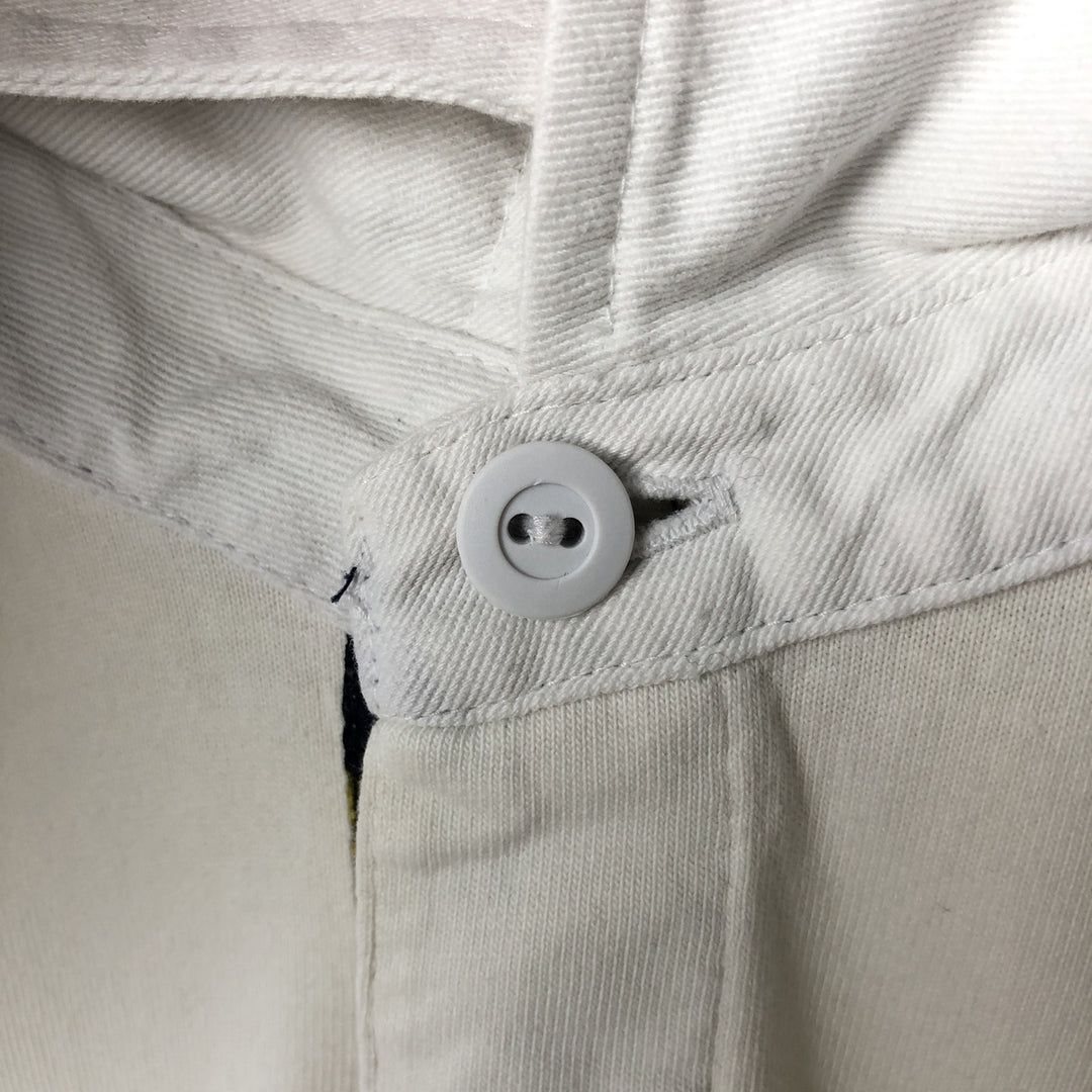 Ralph Lauren POLO RALPH LAUREN Big Pony Long-Sleeve Rugby Shirt, Women's Size M (approx.) cotton white type Vintage Second Hand