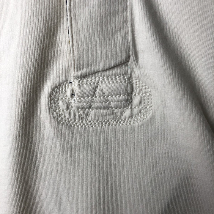 Ralph Lauren POLO RALPH LAUREN Big Pony Long-Sleeve Rugby Shirt, Women's Size M (approx.) cotton white type Vintage Second Hand