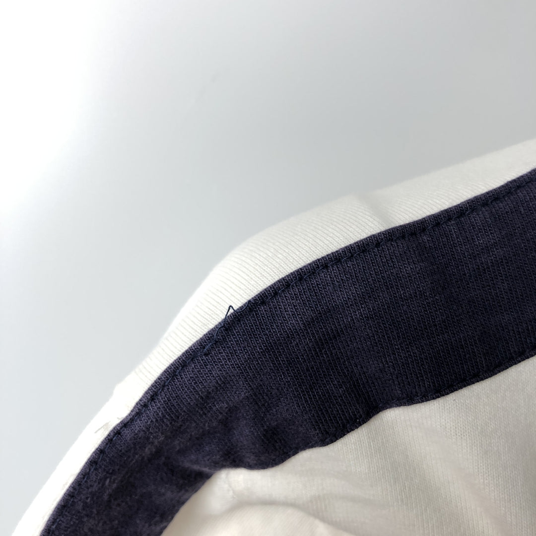 Ralph Lauren POLO RALPH LAUREN Big Pony Long-Sleeve Rugby Shirt, Women's Size M (approx.) cotton white type Vintage Second Hand